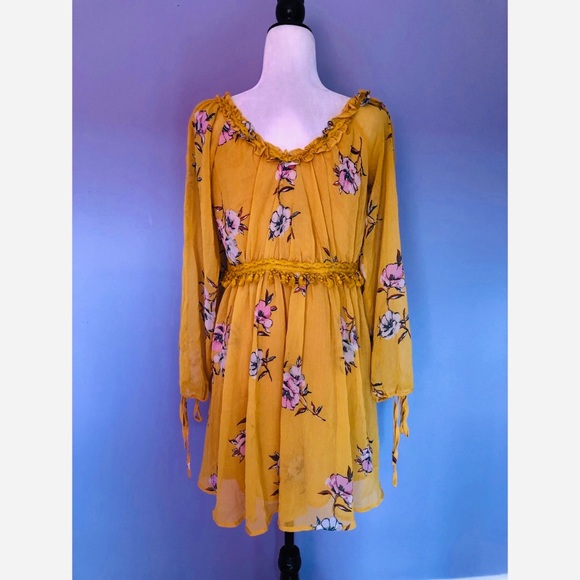 Anthropologie Moon River  Floral Sun Dress - Picture 7 of 7